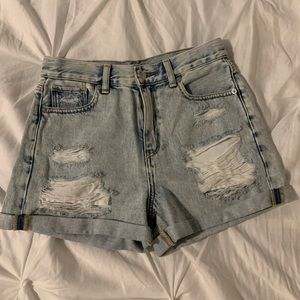 AE High waisted Mom Denim Shorts